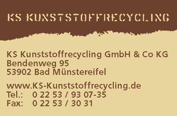 KS &#150; KUNSTSTOFFRECYCLING